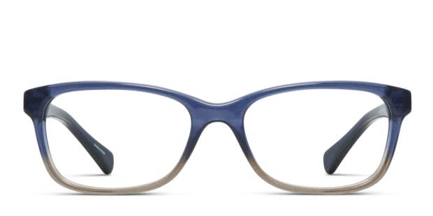 Coach HC6089 Blue/Beige/Glitter Eyeglasses | Includes FREE  display picture 1