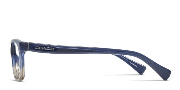 COACH HC6089 Eyeglasses Frames RXable Denim Blue. Case NWT Coach HC6089 Eyeglasses | LensCrafters main image 3