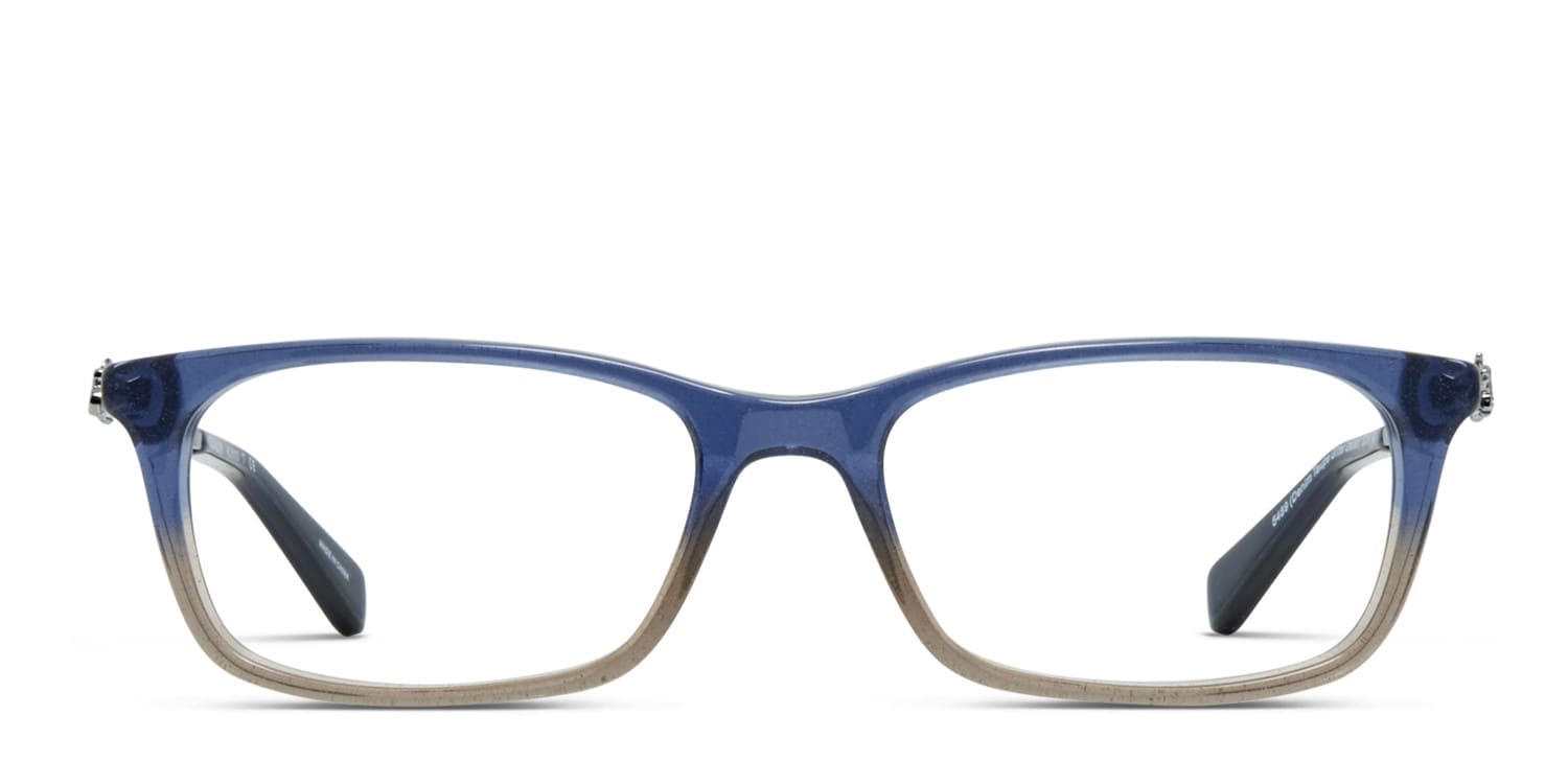 Coach HC6110 Blue, Beige, Glitter glasses - Blue / Beige / Glitter - Frontal View