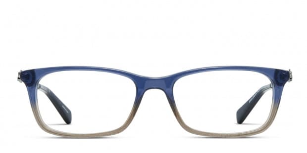 Coach HC6110 Blue Beige Glitter Eyeglasses Includes FREE Rx Lenses