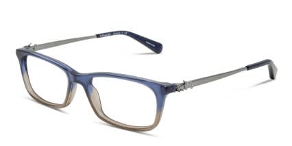 Coach HC6110 Blue, Beige, Glitter glasses - Blue / Beige / Glitter - Angle View