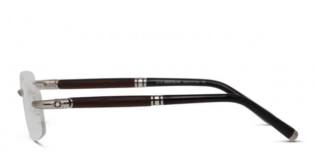 Mont Blanc MB491 Silver Prescription Eyeglasses