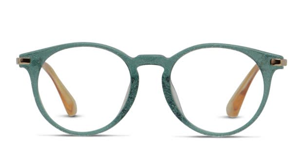 Jimmy Choo JC152 Green/Glitter Prescription Eyeglasses