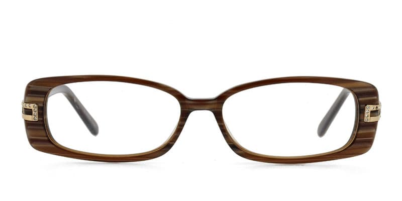 Independence Brown glasses - Brown - Frontal View