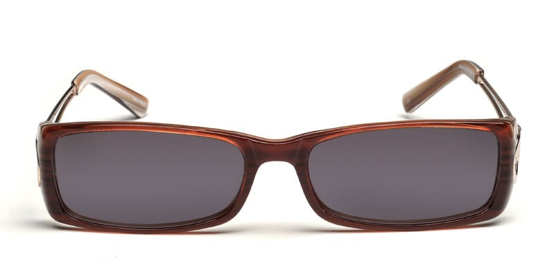 Lyncoln glasses - Brown - Frontal View