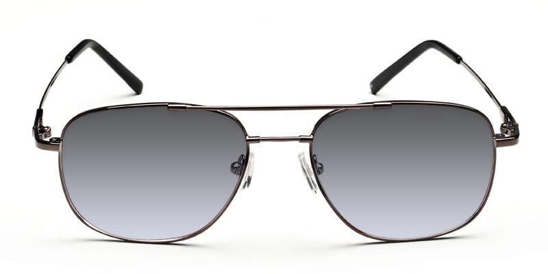 Cleveland glasses - Gunmetal - Frontal View