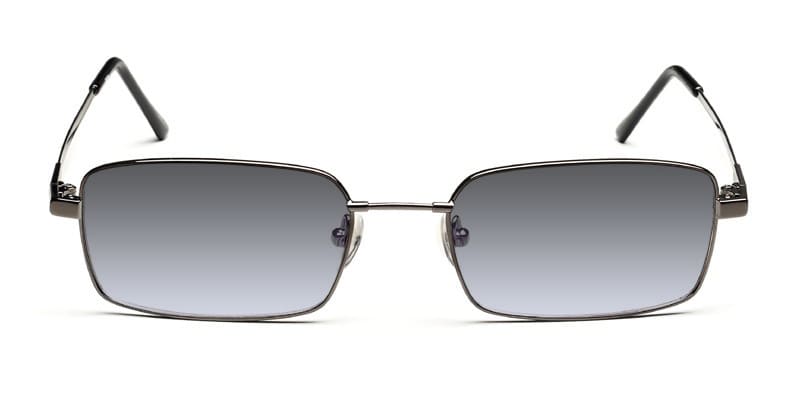 Chicago Gunmetal glasses - Gunmetal - Frontal View