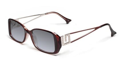 Rikki Brown glasses - Brown - Angle View