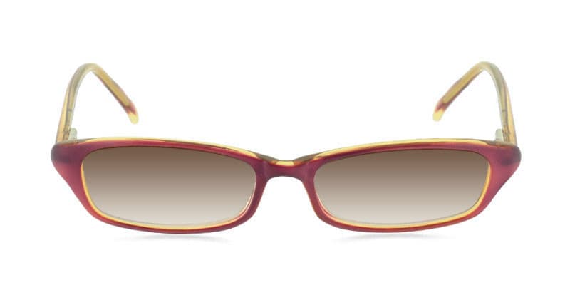 Alicia Mauve glasses - Red - Frontal View