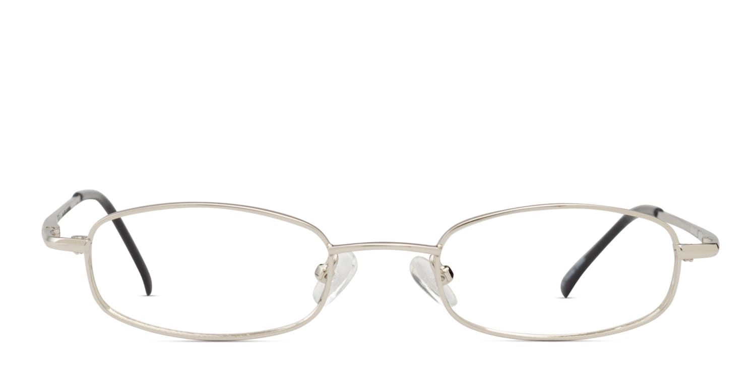 Ginger Silver Kids glasses - Silver - Frontal View
