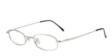 Ginger Silver Kids glasses - Silver - Angle View