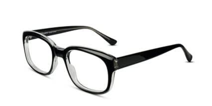 Pioneer glasses - Black / Clear - Angle View