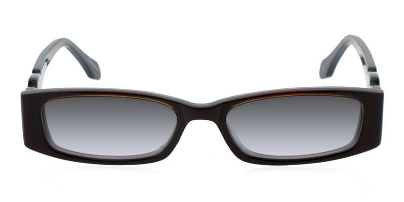 Ash Brown glasses - Brown - Frontal View