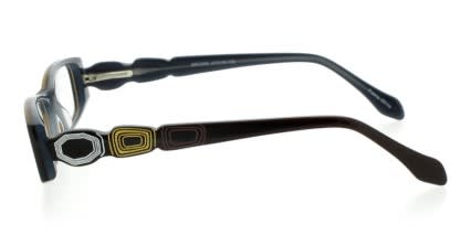 Ash Brown glasses - Brown - Side View