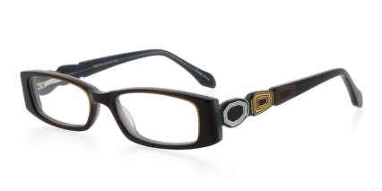Ash Brown glasses - Brown - Angle View