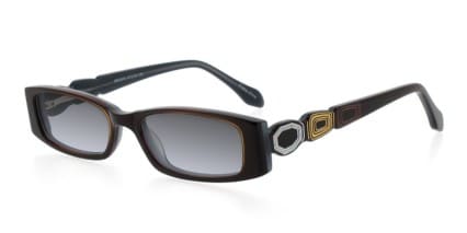 Ash Brown glasses - Brown - Angle View