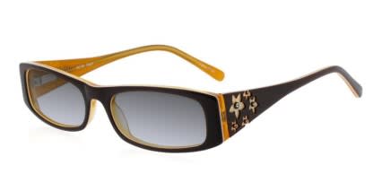 Daisy Brown glasses - Brown - Angle View