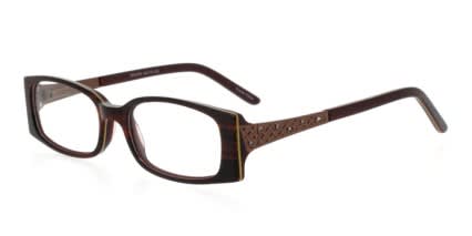 Muller Brown glasses - Brown - Angle View