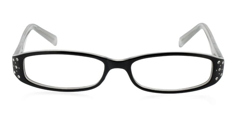 Megan Black glasses - Black - Frontal View