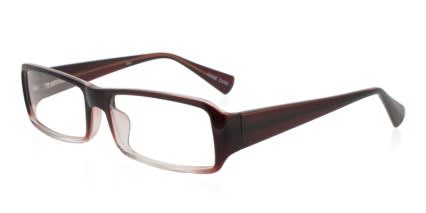 Jarrah Brown Crystal glasses - Brown - Angle View