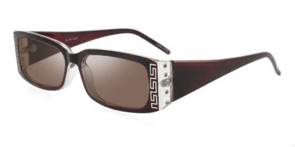 Clover Brown glasses - Brown - Angle View