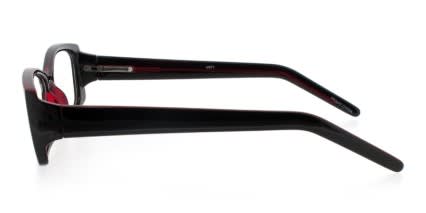 Echo Black Wine glasses - Black - Side View