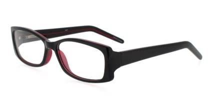Echo Black Wine glasses - Black - Angle View
