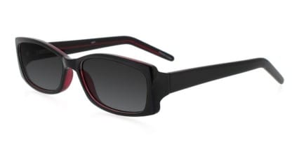 Echo Black Wine glasses - Black - Angle View
