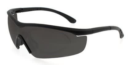 Pro RX Ride Inner-ClipOn Polarized glasses - Black - Angle View