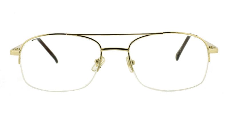 Ethan Gold glasses - Gold - Frontal View