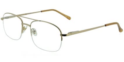 Ethan Gold glasses - Gold - Angle View