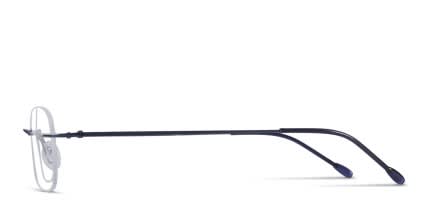 Layla Dark Blue glasses - Blue - Side View