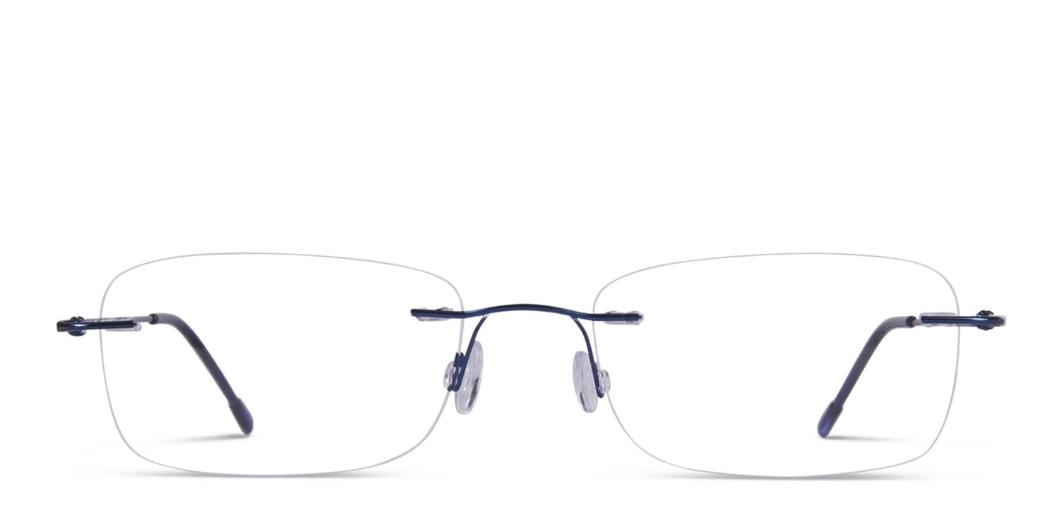 Thom Dark Blue glasses - Blue - Frontal View