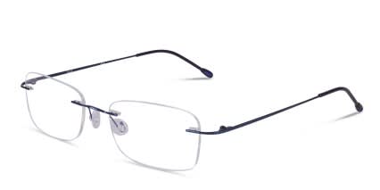 Thom Dark Blue glasses - Blue - Angle View