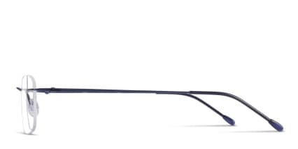 Rome Dark Blue glasses - Blue - Side View