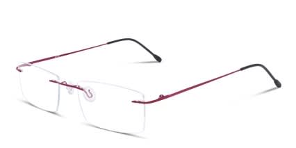 Henry Red glasses - Red - Angle View