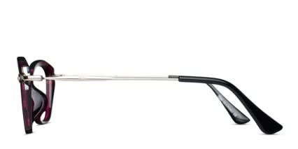 Sophia Eggplant NA glasses - Purple - Side View