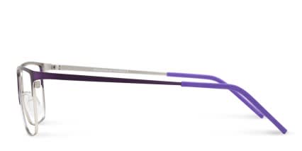 Michelle Moretti 202 Eggplant glasses - Purple - Side View