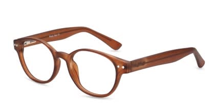 Terry Brown glasses - Brown - Angle View