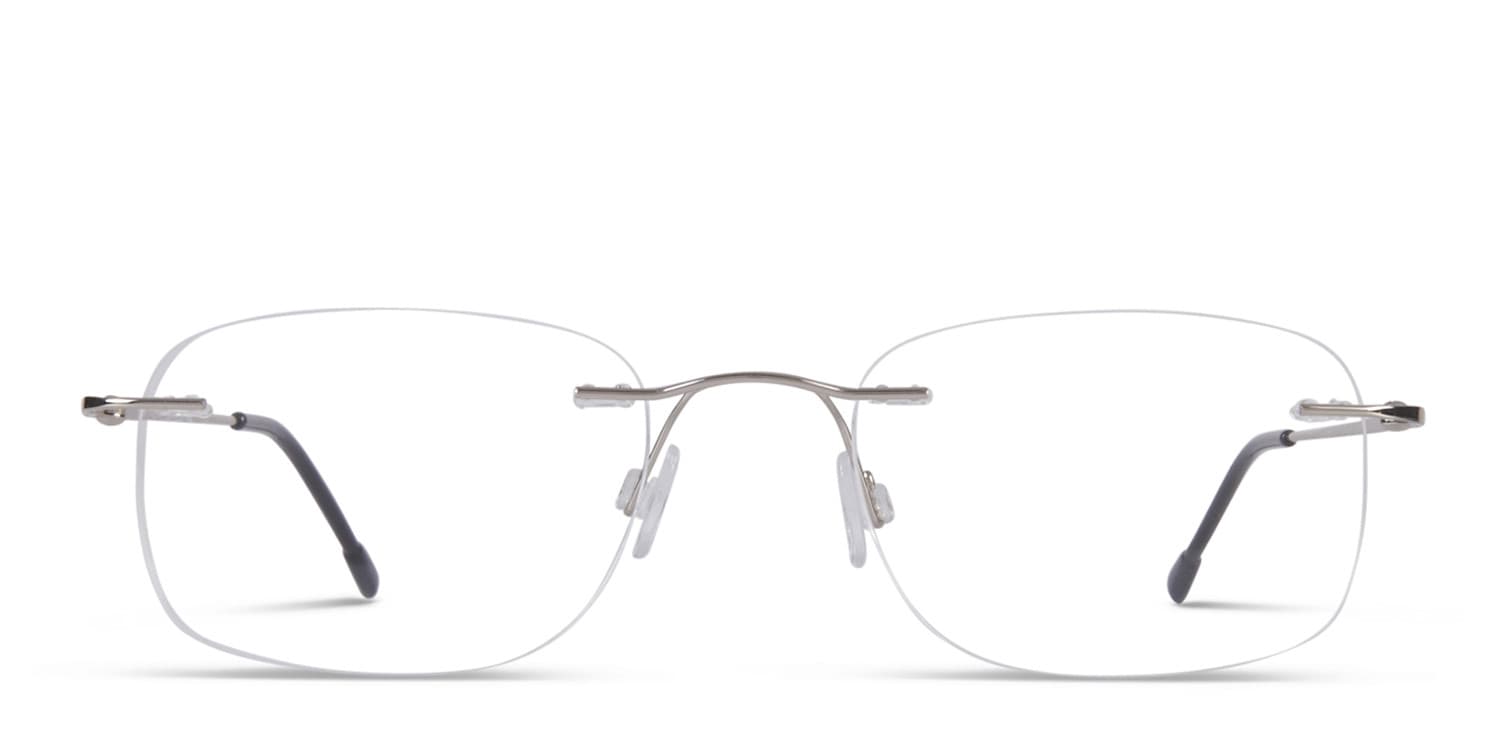 Rome Silver glasses - Silver - Frontal View