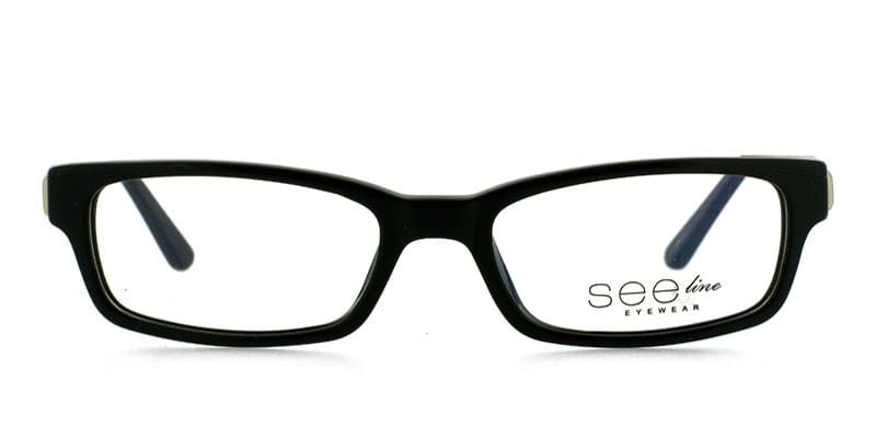 See-Line SMAC02 Black NA glasses - Black - Frontal View