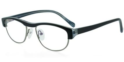 One EG40 Black NA glasses - Black - Angle View