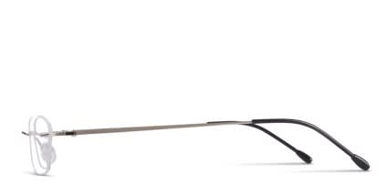 Kingsley Silver glasses - Silver - Side View