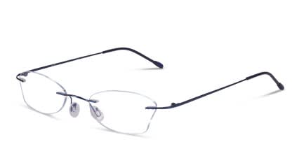 Kingsley Blue glasses - Blue - Angle View
