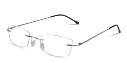 Ottoto Sirius Silver glasses - Silver - Angle View