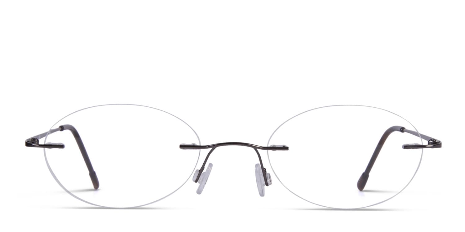 Krysten Gunmetal glasses - Gunmetal - Frontal View