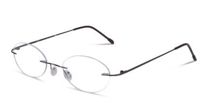 Krysten Gunmetal glasses - Gunmetal - Angle View
