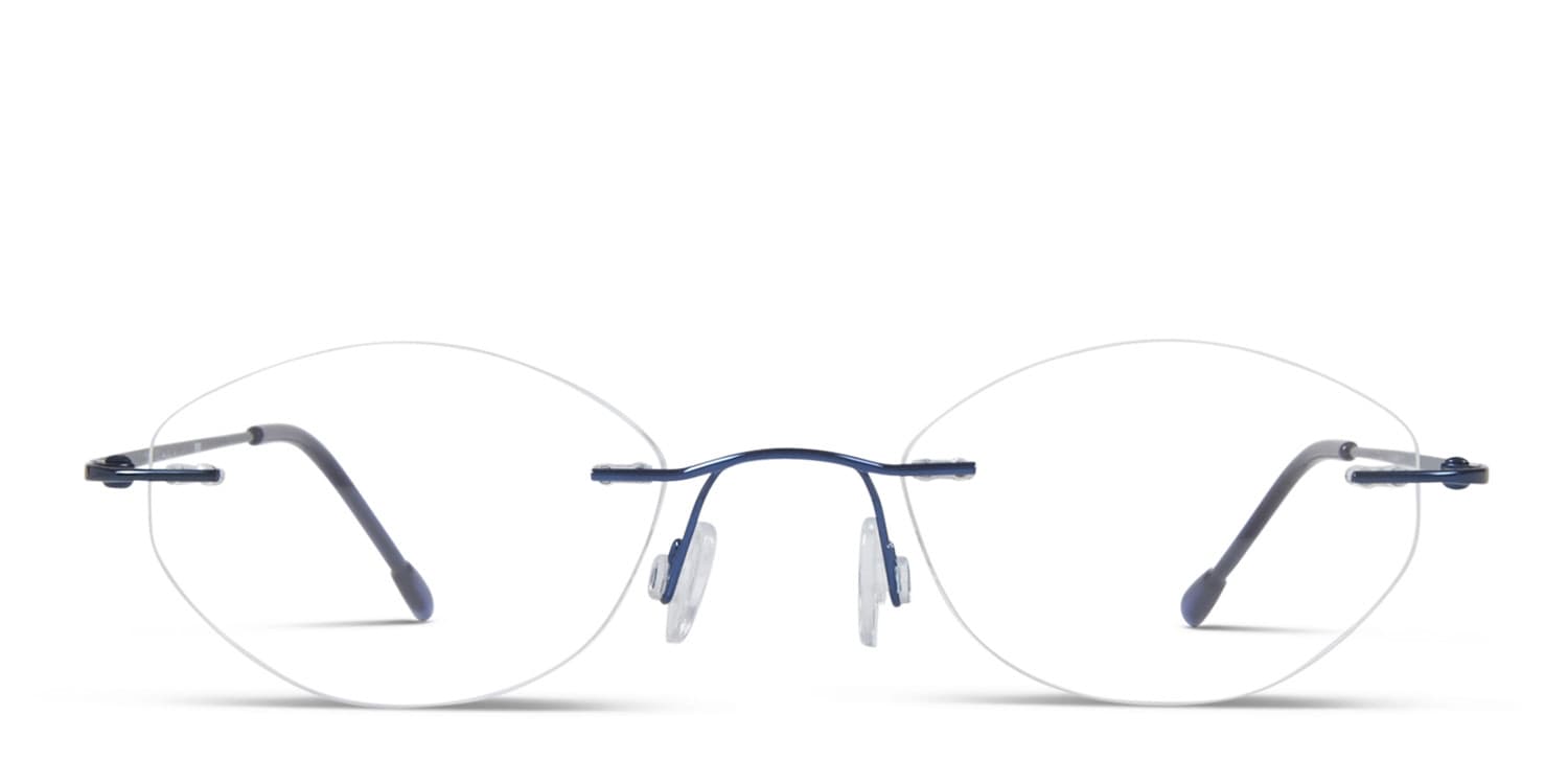 Fredrick Blue glasses - Blue - Frontal View