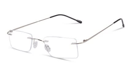 Nev Silver glasses - Silver - Angle View