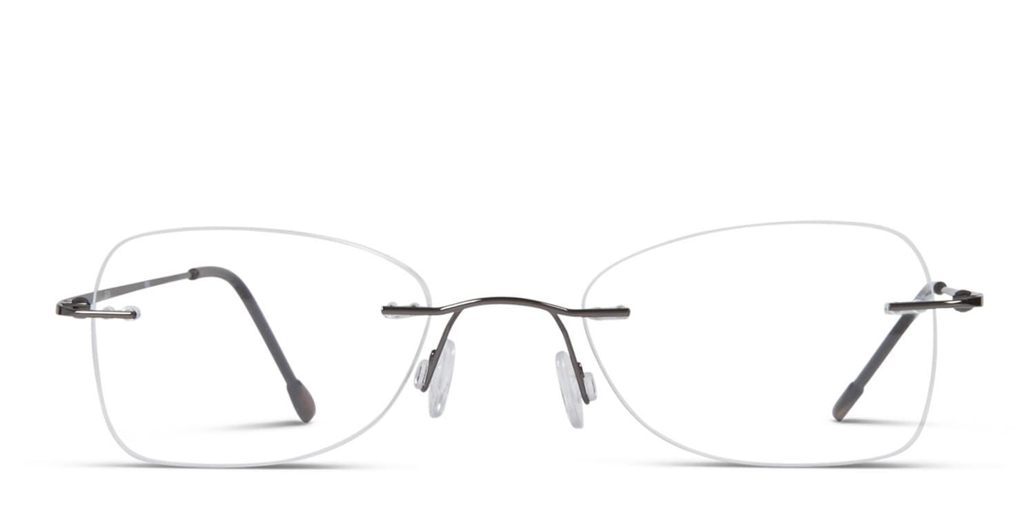 Nicholas Gunmetal glasses - Gunmetal - Frontal View